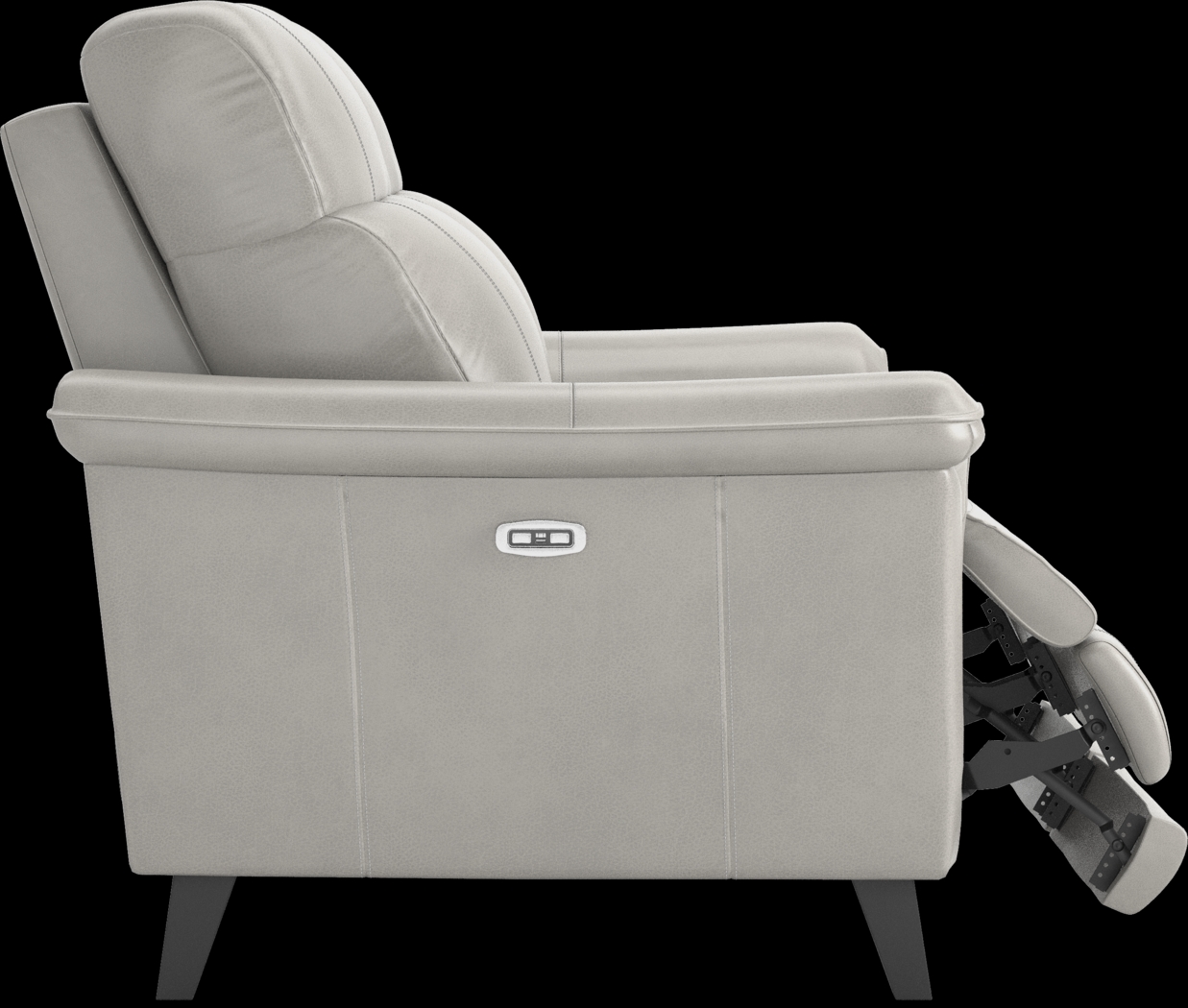 Avezzano Stone Leather 5 Pc Dual Power Reclining Living Room - Thumbnail - Image 12