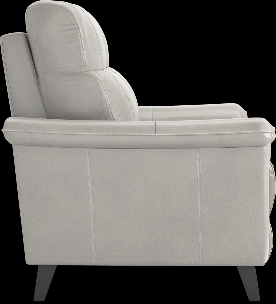 Avezzano Stone 5 Pc Leather Living Room with Dual Power Reclining Sofa - Thumbnail - Image 9