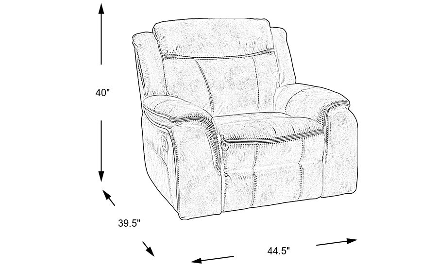 Dimension Image. Please refer to the Dimension Tab on this page for dimension details.