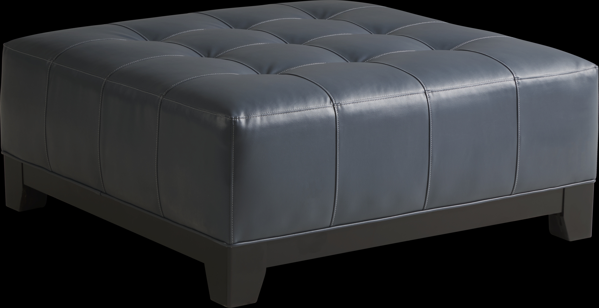 Bedford Park Blue Cocktail Ottoman - Thumbnail - Image 1