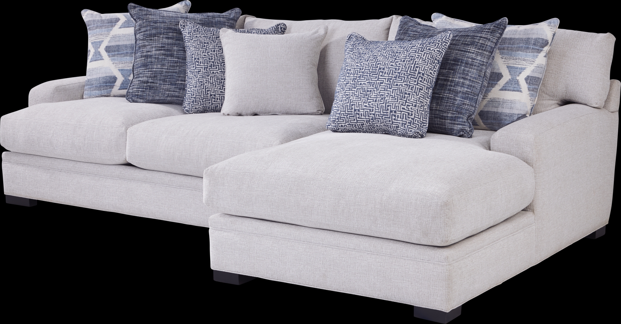 Bedford Park Ivory 2 Pc Sectional - Thumbnail - Image 1