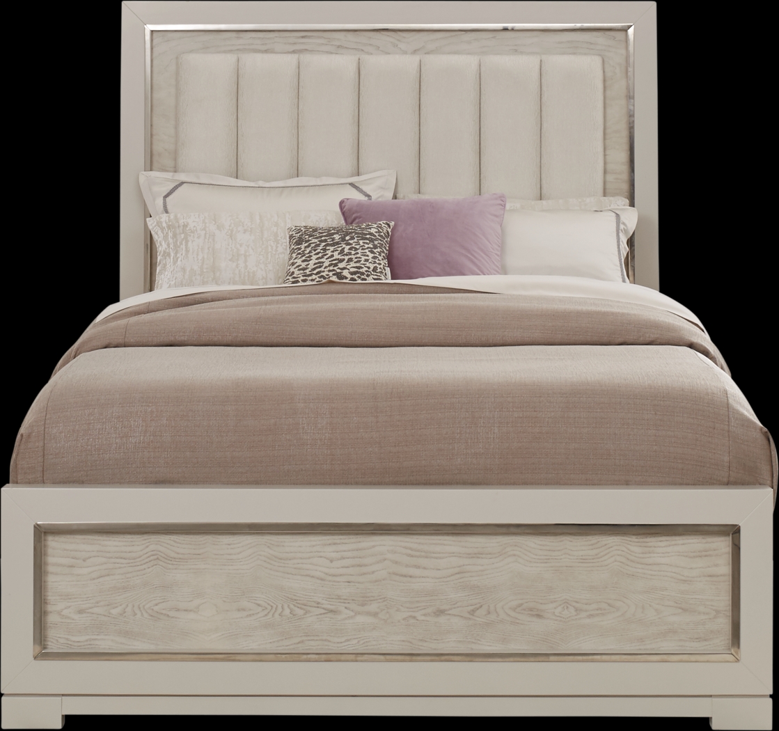 Cindy Crawford Home Bel Air Ivory 8 Pc Queen Panel Bedroom - Thumbnail - Image 2