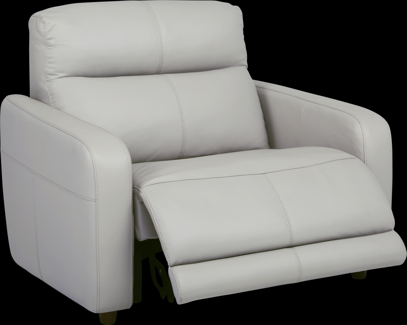 Bella Terrace Dove Gray Power Recliner - Thumbnail - Image 2