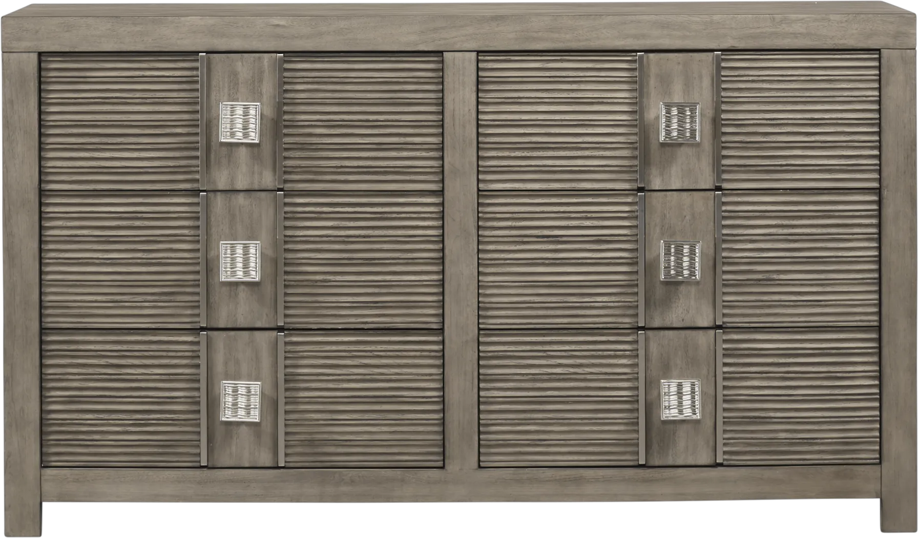 Cindy Crawford Home Belle Haven Gray 5 Pc Queen Panel Bedroom - Thumbnail - Image 3