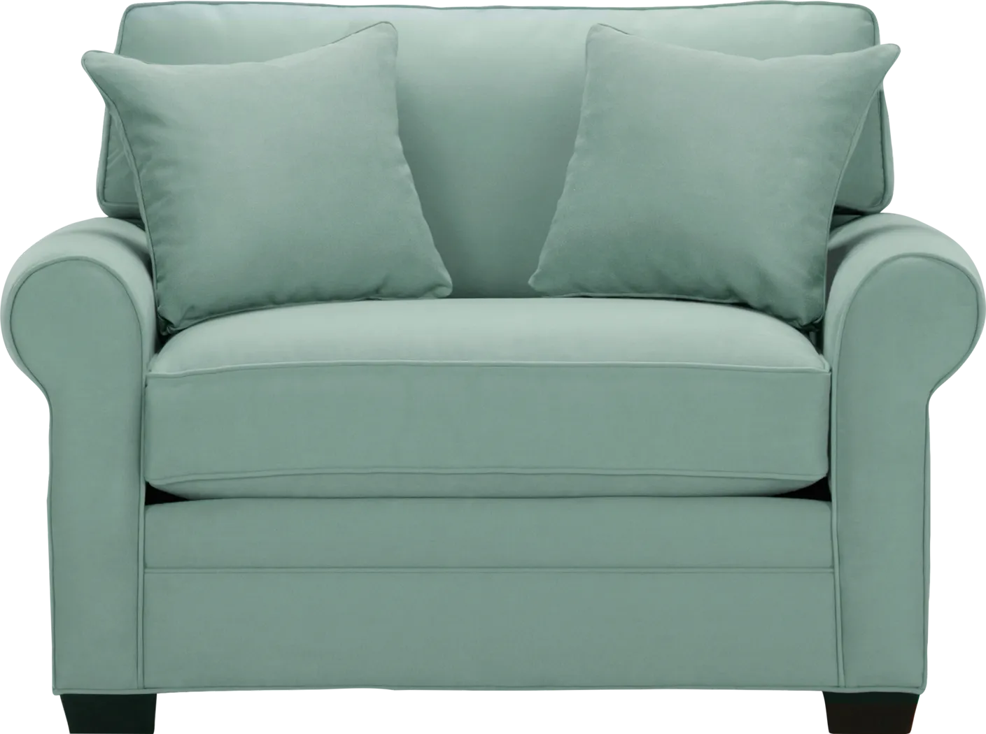 Cindy Crawford Home Bellingham Basil Microfiber Sleeper Chair - Thumbnail - Image 1