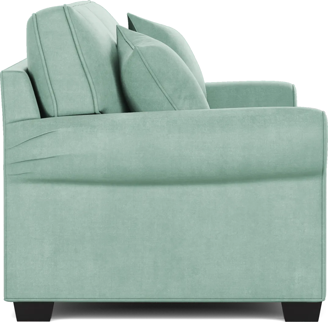 Cindy Crawford Home Bellingham Basil Microfiber Sofa - Thumbnail - Image 4