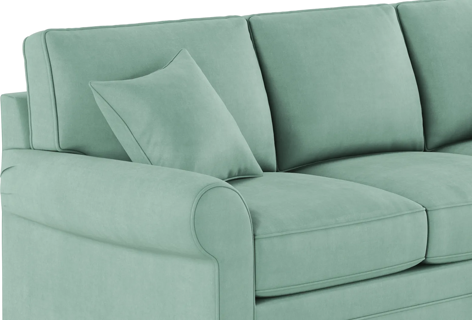 Cindy Crawford Home Bellingham Basil Microfiber 7 Pc Living Room - Thumbnail - Image 6