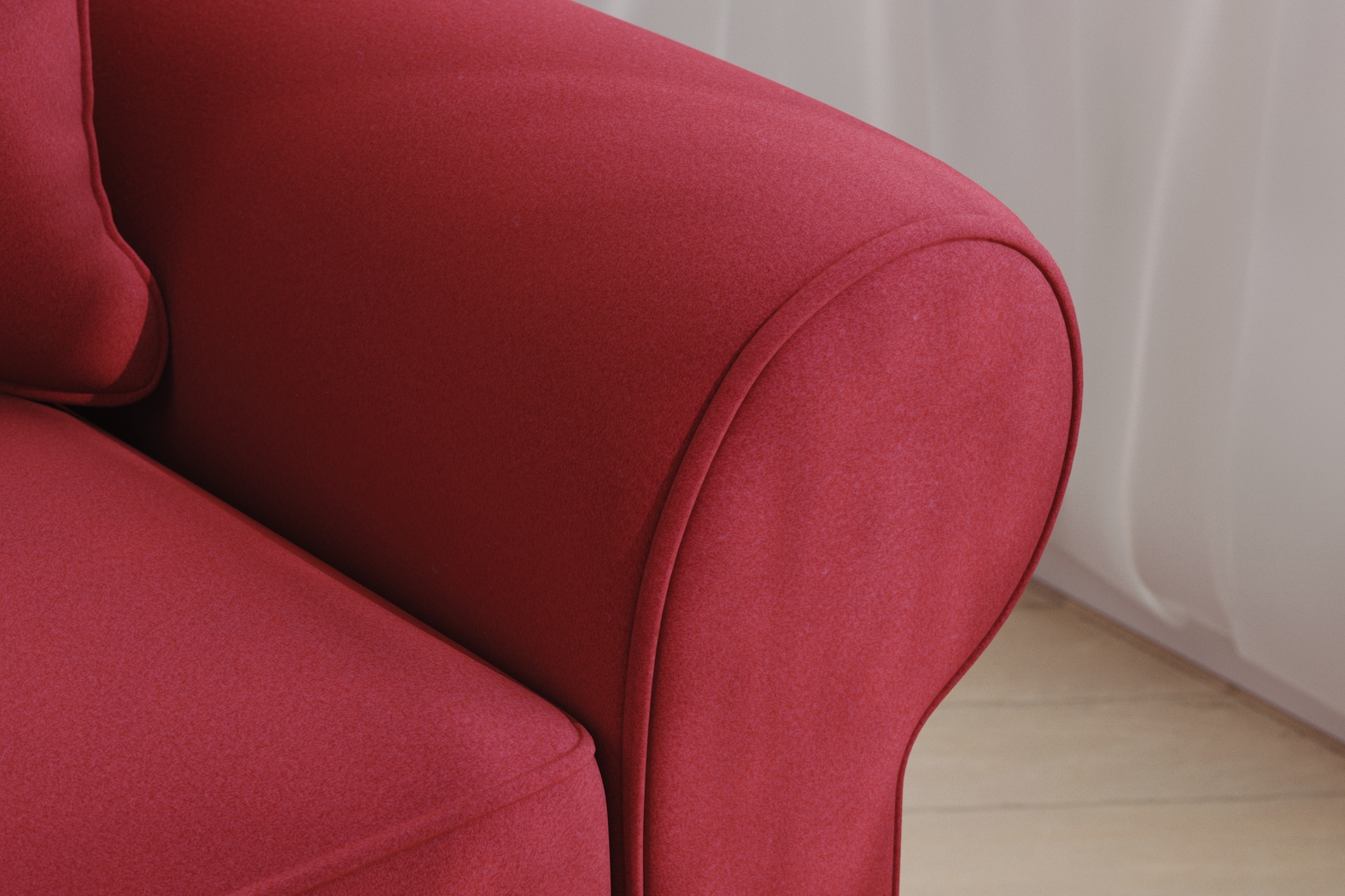 Bellingham Cardinal Microfiber Chair - Thumbnail - Image 4