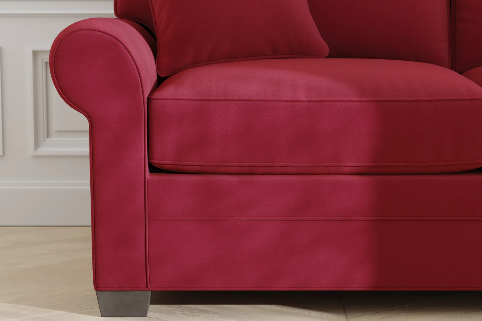Bellingham Cardinal Microfiber Gel Foam Sleeper Loveseat - Image 7