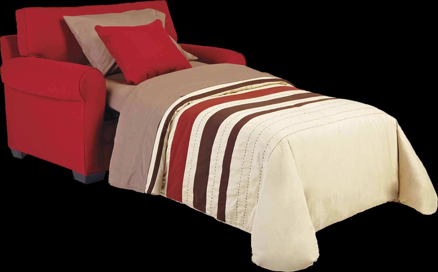 Bellingham Cardinal Microfiber Sleeper Chair - Thumbnail - Image 2