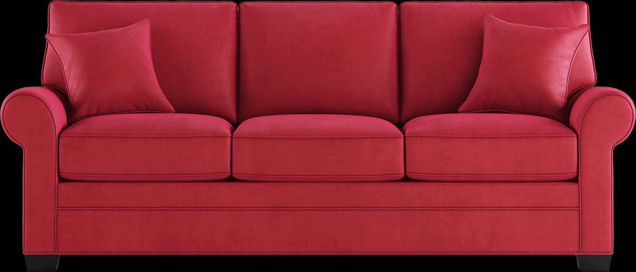 Cindy Crawford Home Bellingham Cardinal Microfiber 7 Pc Living Room with Sleeper Sofa - Thumbnail - Image 2