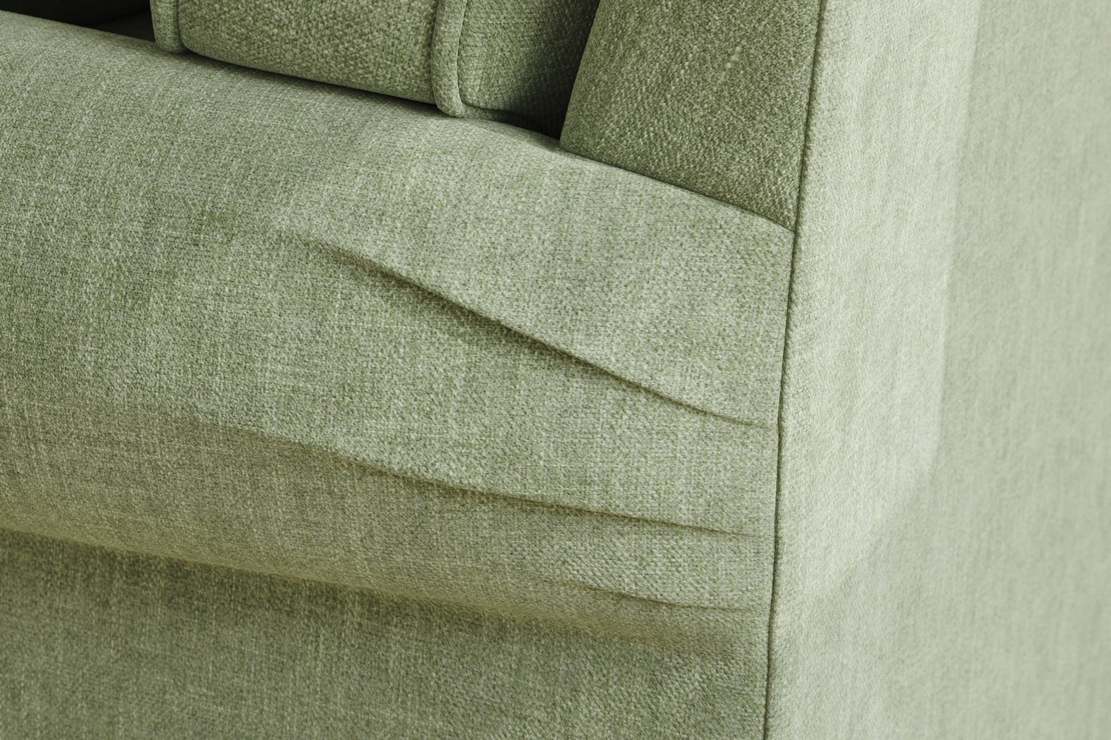 Bellingham Celadon Textured Chenille Gel Foam Sleeper Chair - Thumbnail - Image 4