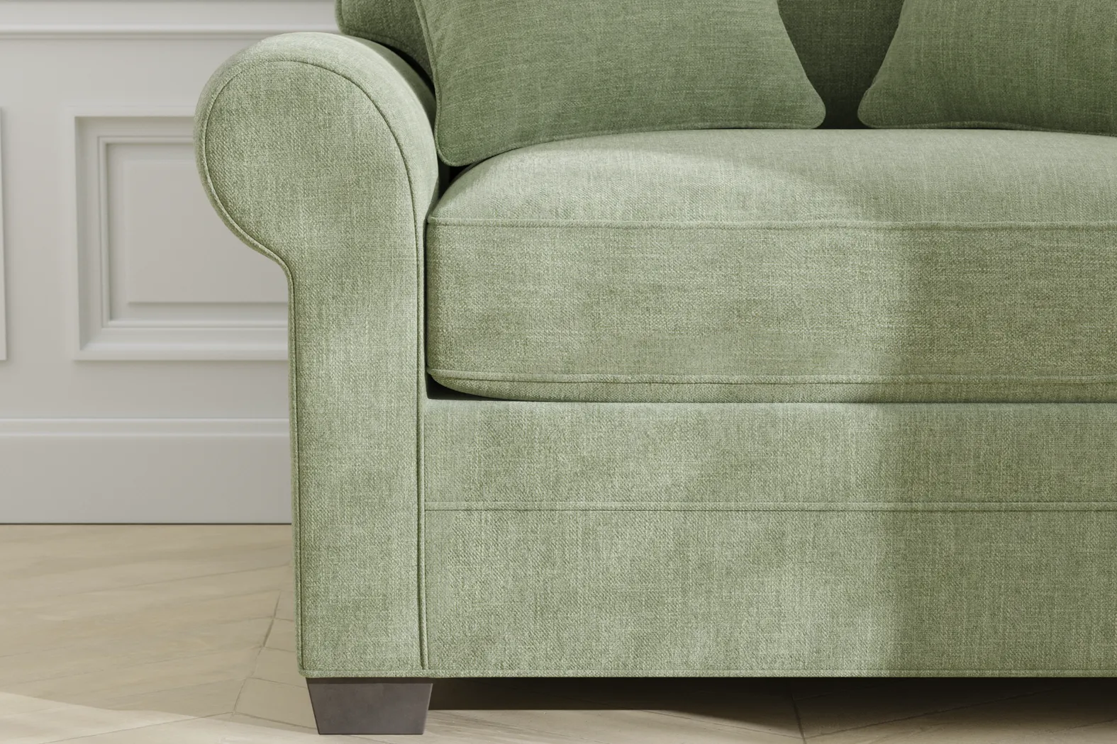 Bellingham Celadon Textured Chenille Sleeper Chair - Image 8