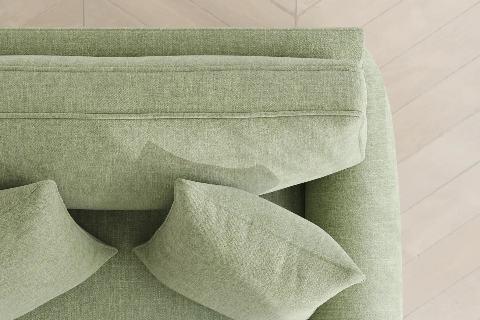 Bellingham Celadon Textured Chenille Sleeper Chair - Image 9
