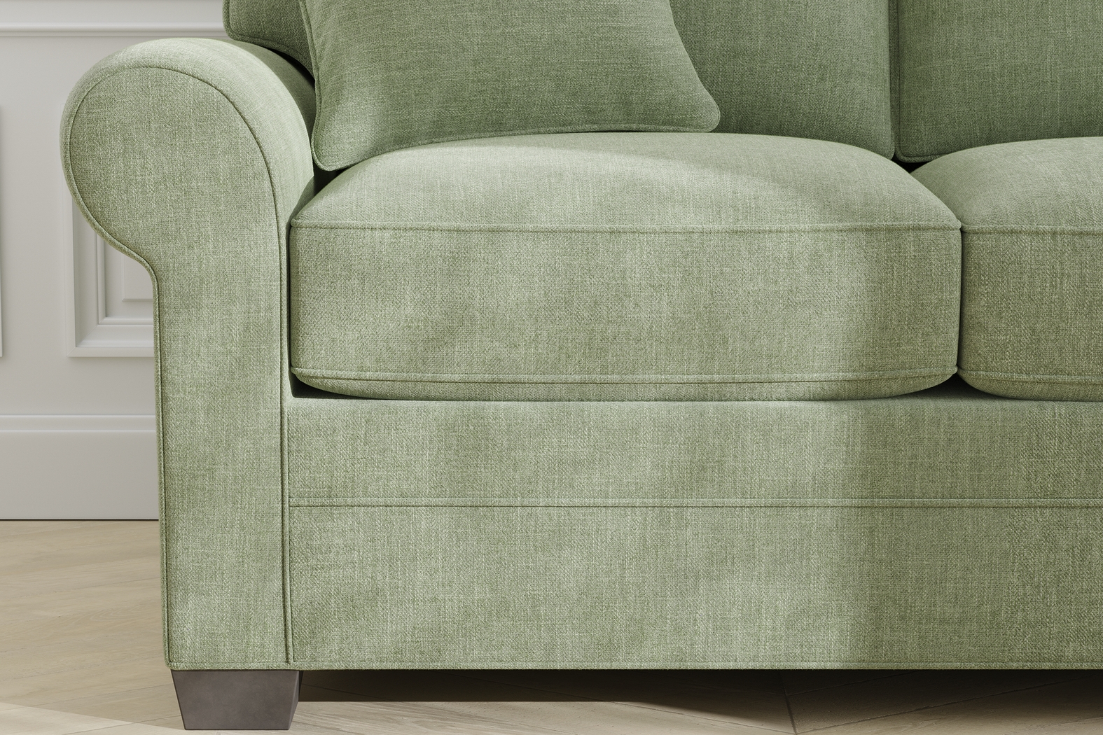 Bellingham Celadon Textured Chenille 5 Pc Living Room - Thumbnail - Image 8