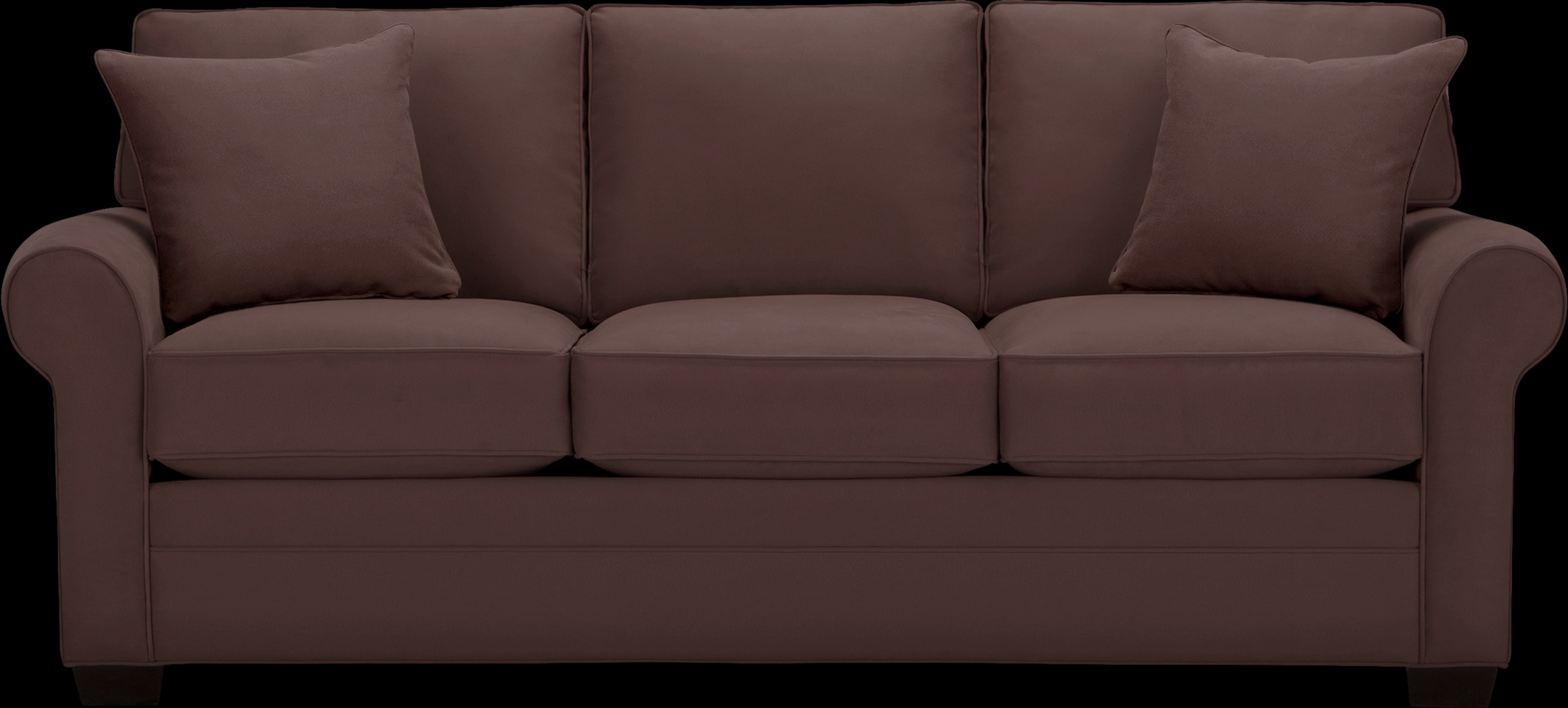 Cindy Crawford Home Bellingham Chocolate Sofa - Thumbnail - Image 1