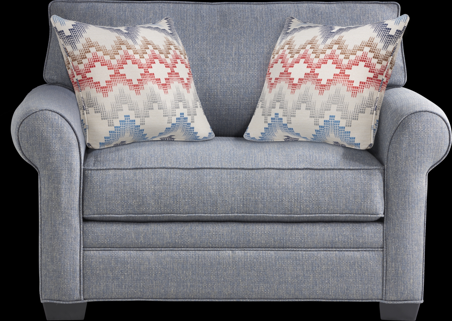 Bellingham Denim Textured Gel Foam Sleeper Chair - Thumbnail - Image 1