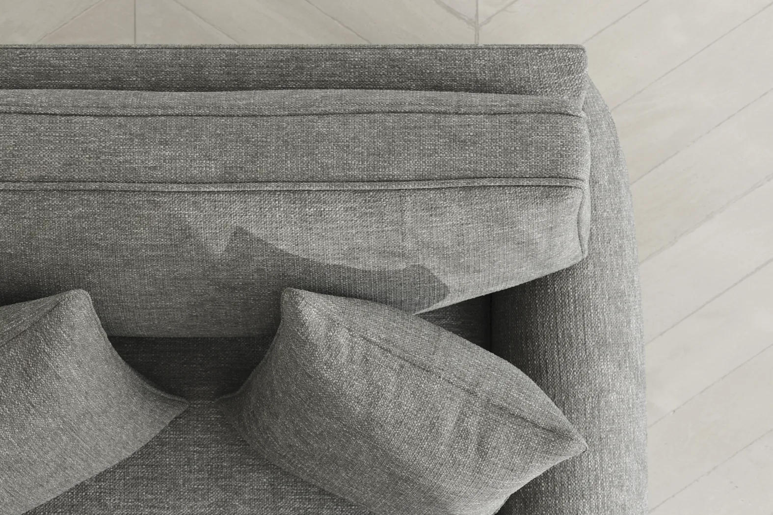 Bellingham Gray Textured Gel Foam Sleeper Chair - Image 8