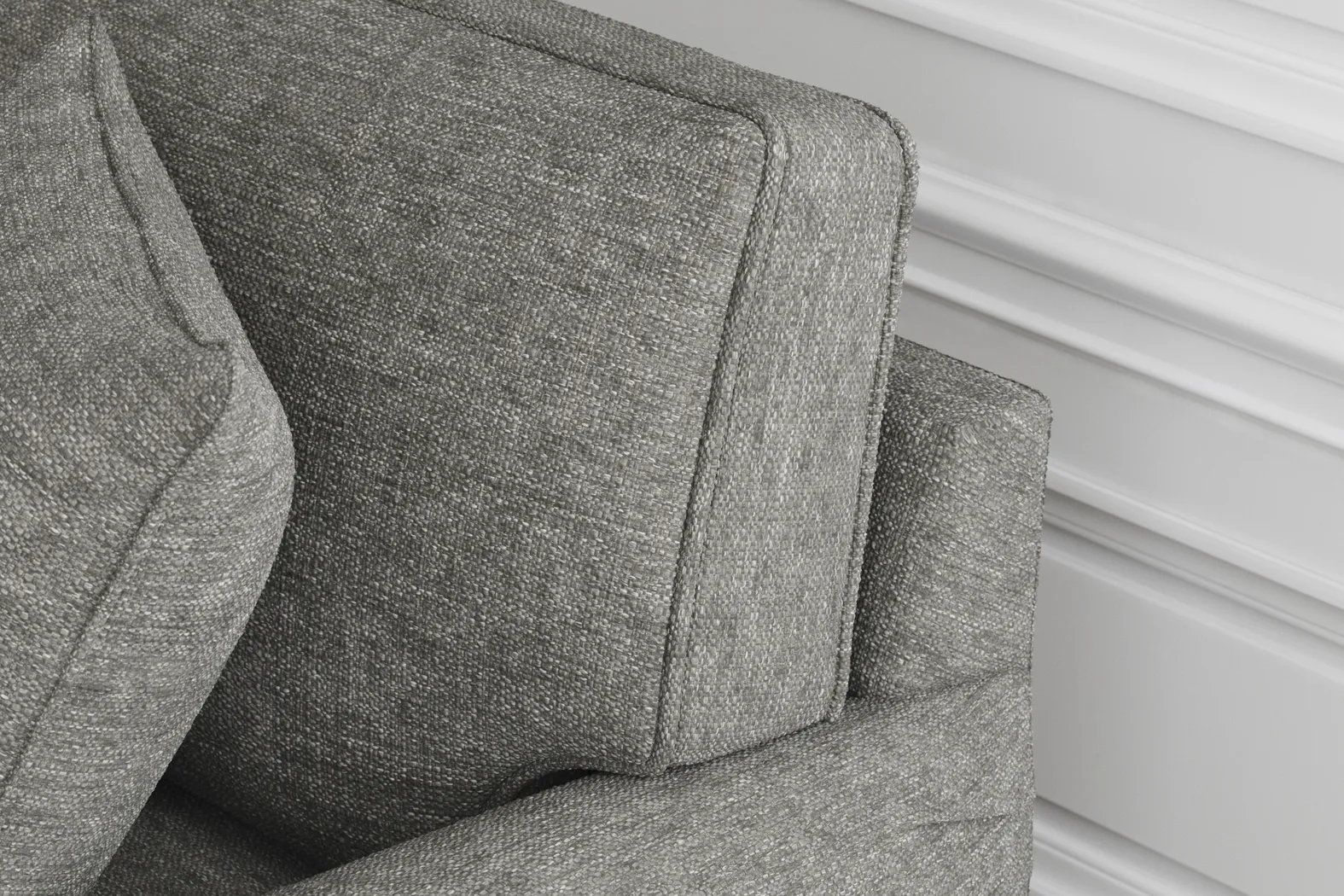 Bellingham Gray Textured Gel Foam Sleeper Chair - Image 6