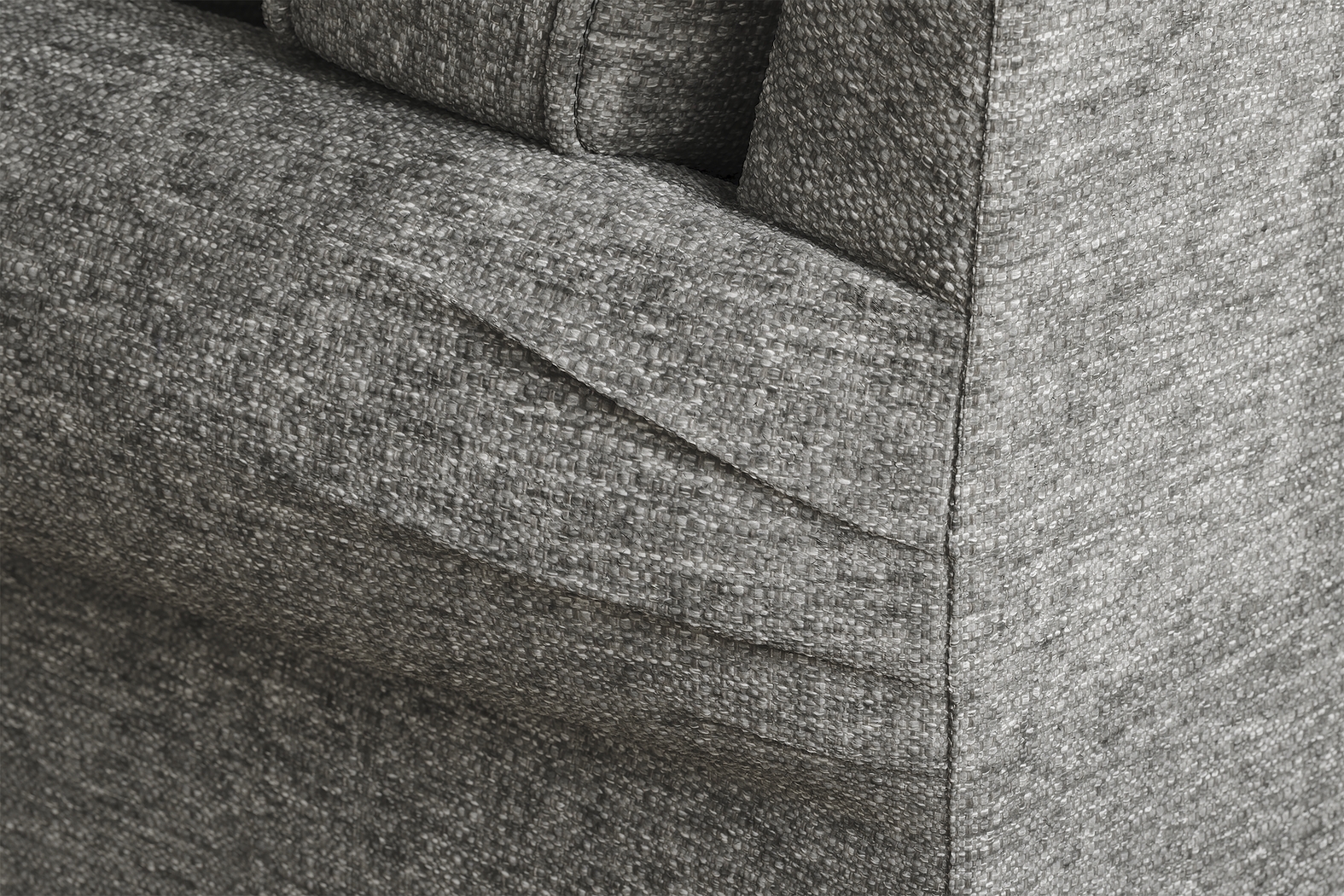 Bellingham Gray Textured 7 Pc Living Room with Gel Foam Sleeper Sofa - Thumbnail - Image 8