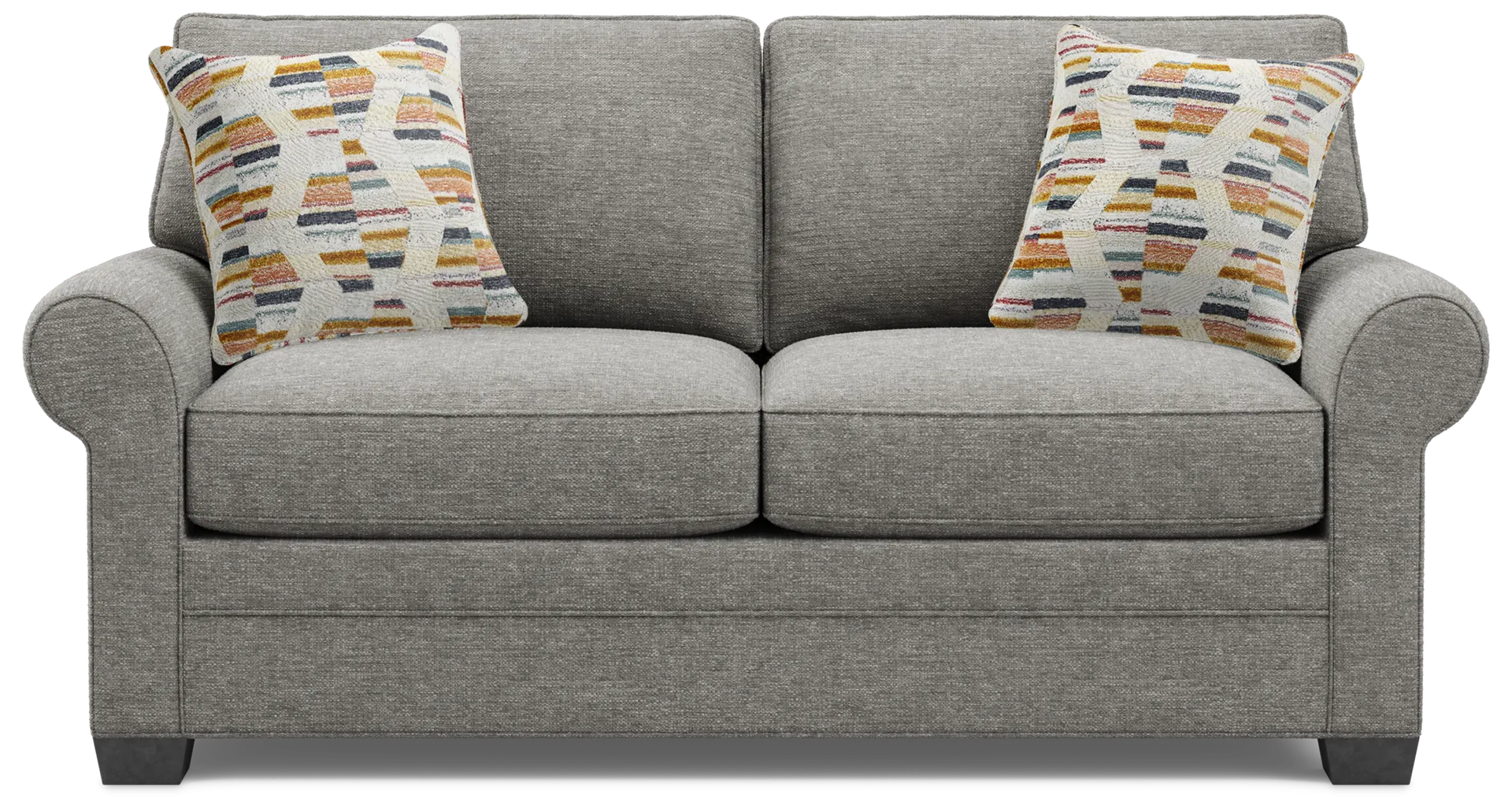 gray loveseat