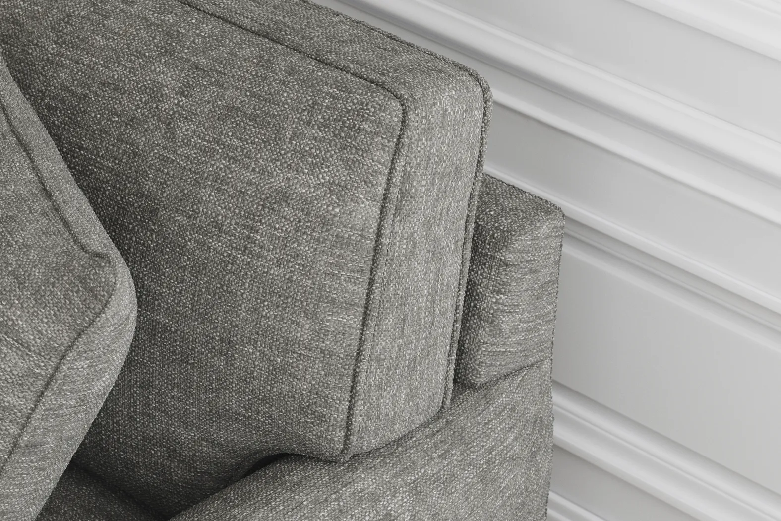 Bellingham Gray Textured Sleeper Loveseat - Image 6