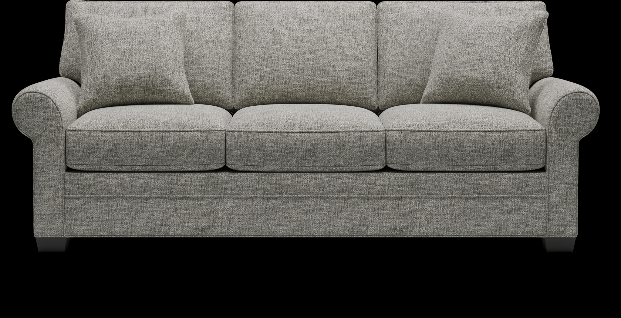 Bellingham Gray Textured 7 Pc Living Room with Sleeper Sofa - Thumbnail - Image 2