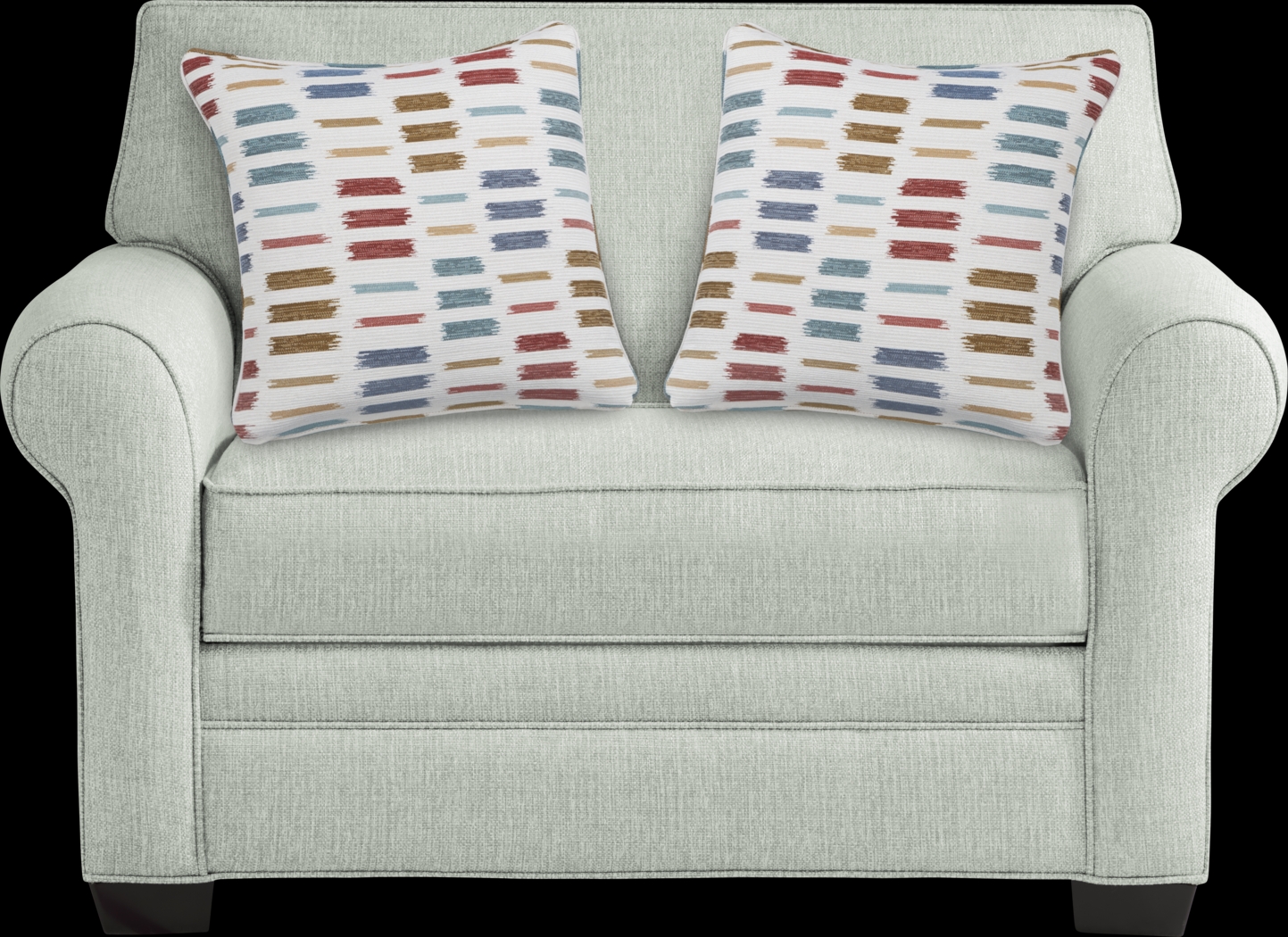 Bellingham Willow Green Textured Chair - Thumbnail - Image 2