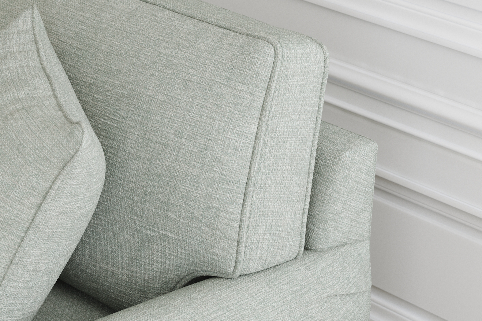 Bellingham Willow Green Textured 8 Pc Living Room - Thumbnail - Image 23