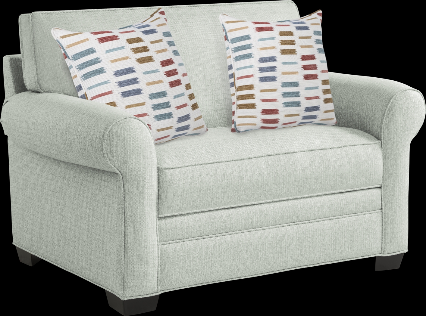 Bellingham Willow Green Textured Chair - Thumbnail - Image 1