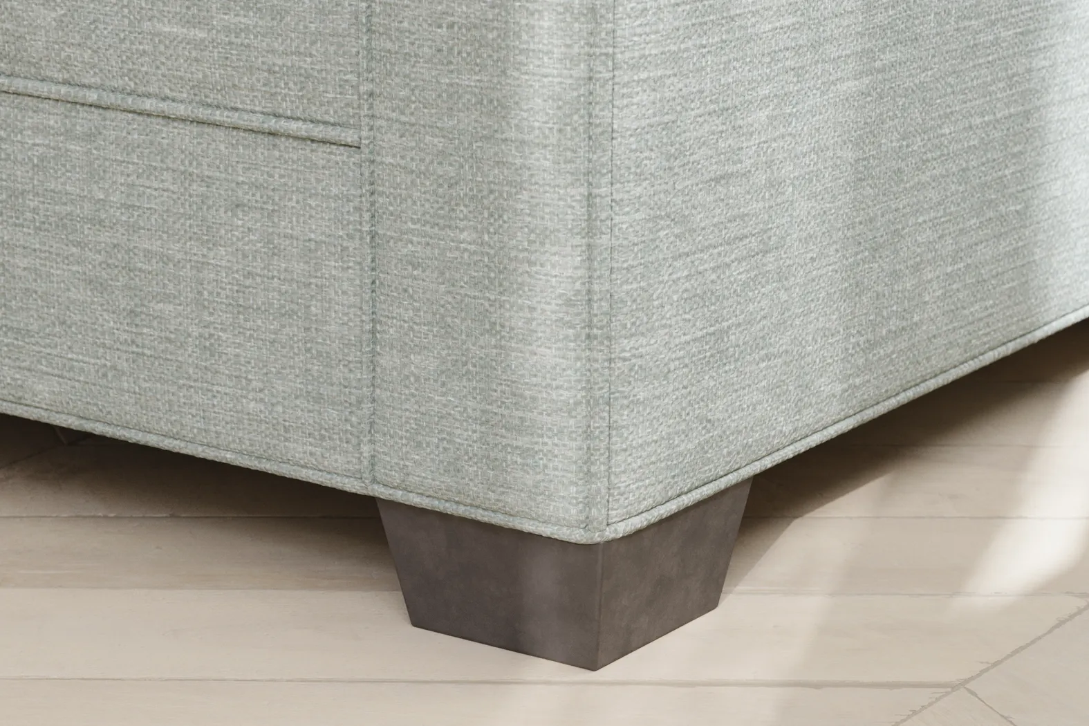 Bellingham Willow Green Textured Sleeper Loveseat - Thumbnail - Image 4