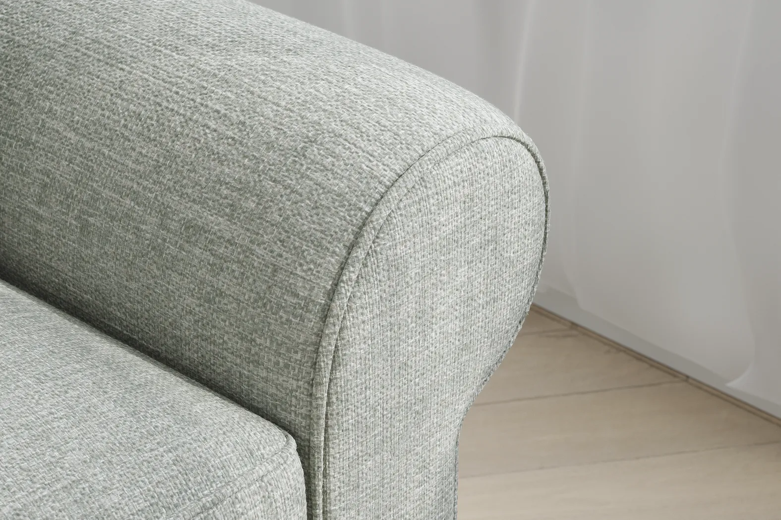 Bellingham Willow Green Textured 7 Pc Living Room with Sleeper Sofa - Thumbnail - Image 6