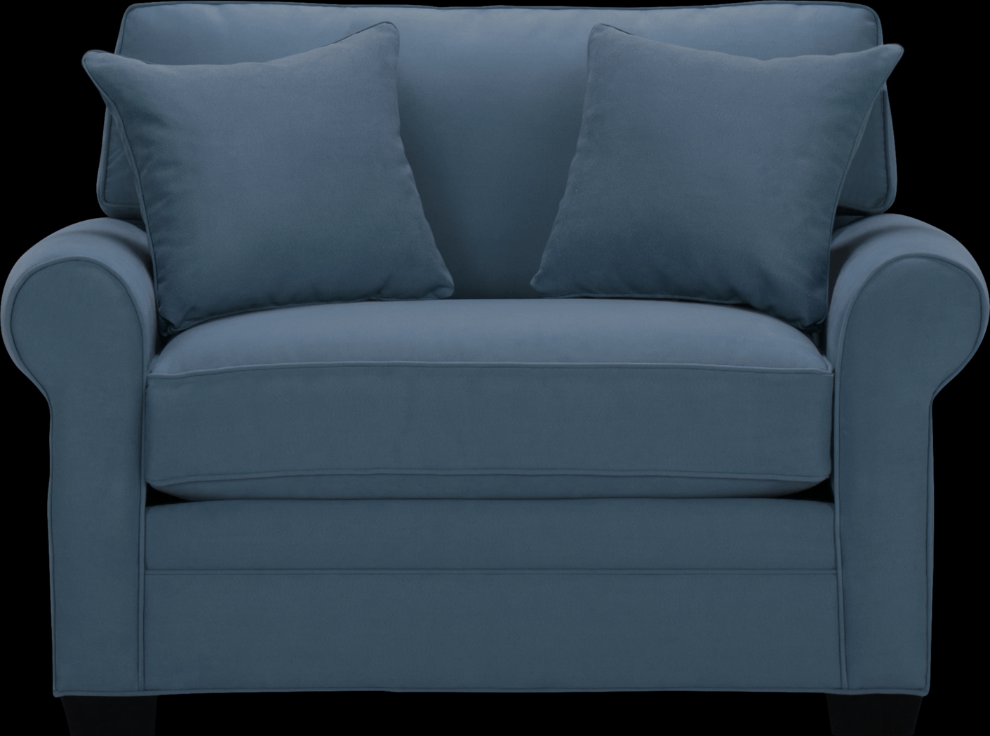 Cindy Crawford Home Bellingham Indigo Microfiber 2 Pc Living Room - Thumbnail - Image 3