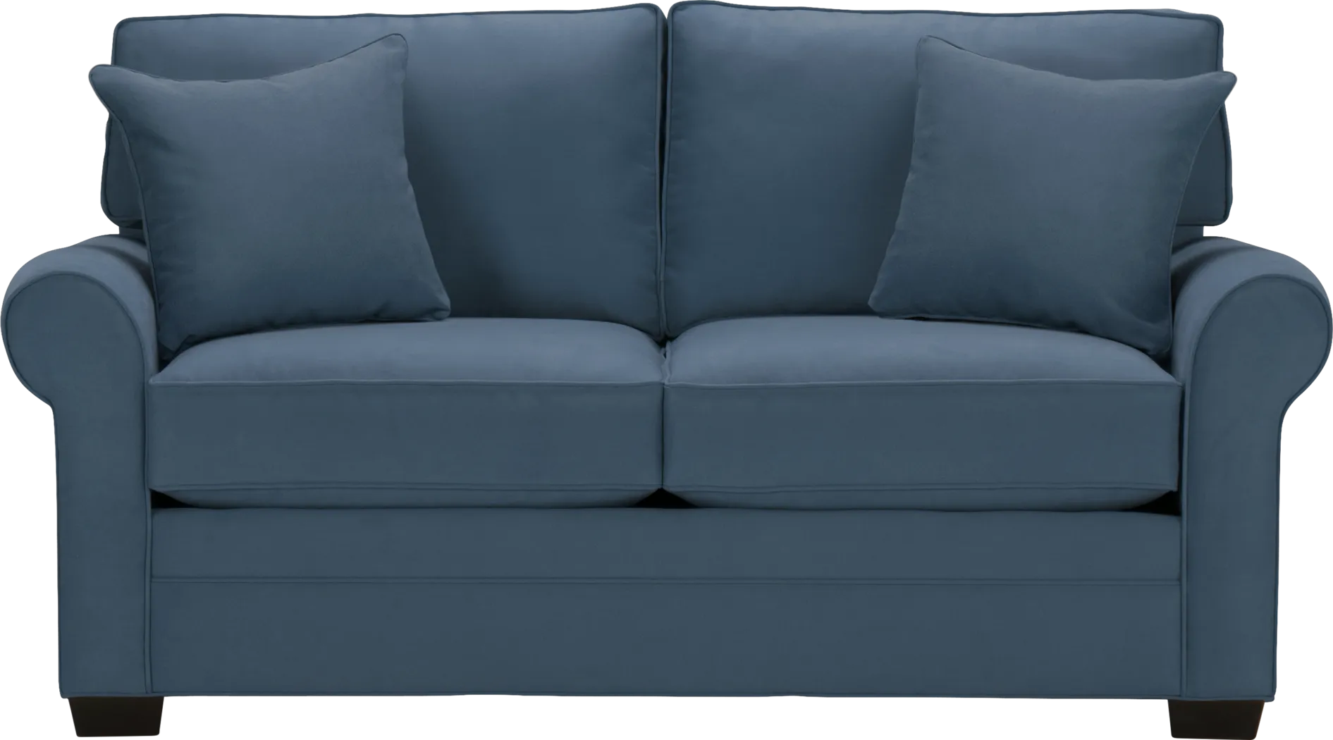 Cindy Crawford Home Bellingham Indigo Sleeper Loveseat - Thumbnail - Image 1