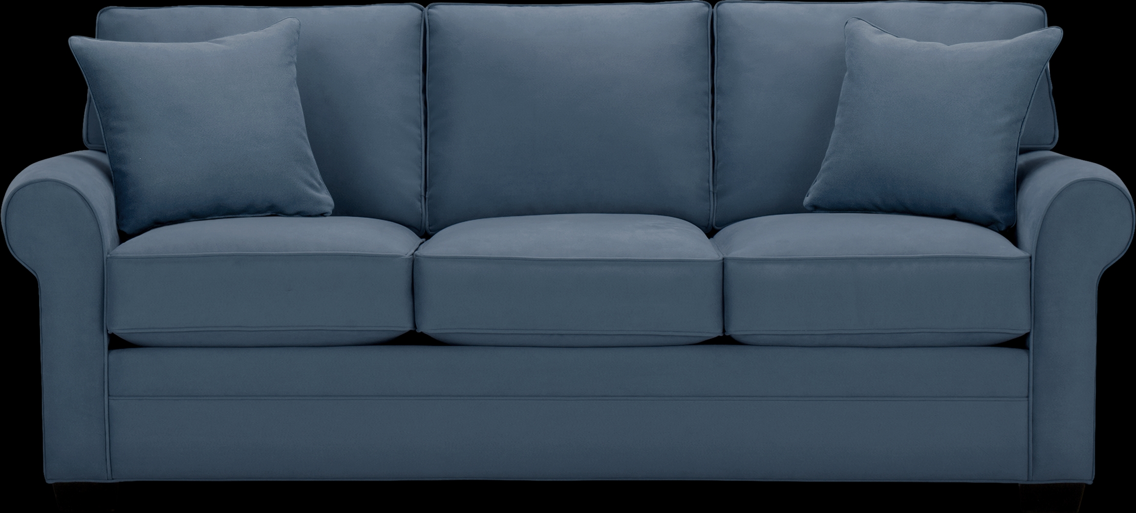 Cindy Crawford Home Bellingham Indigo Microfiber 2 Pc Living Room - Thumbnail - Image 2