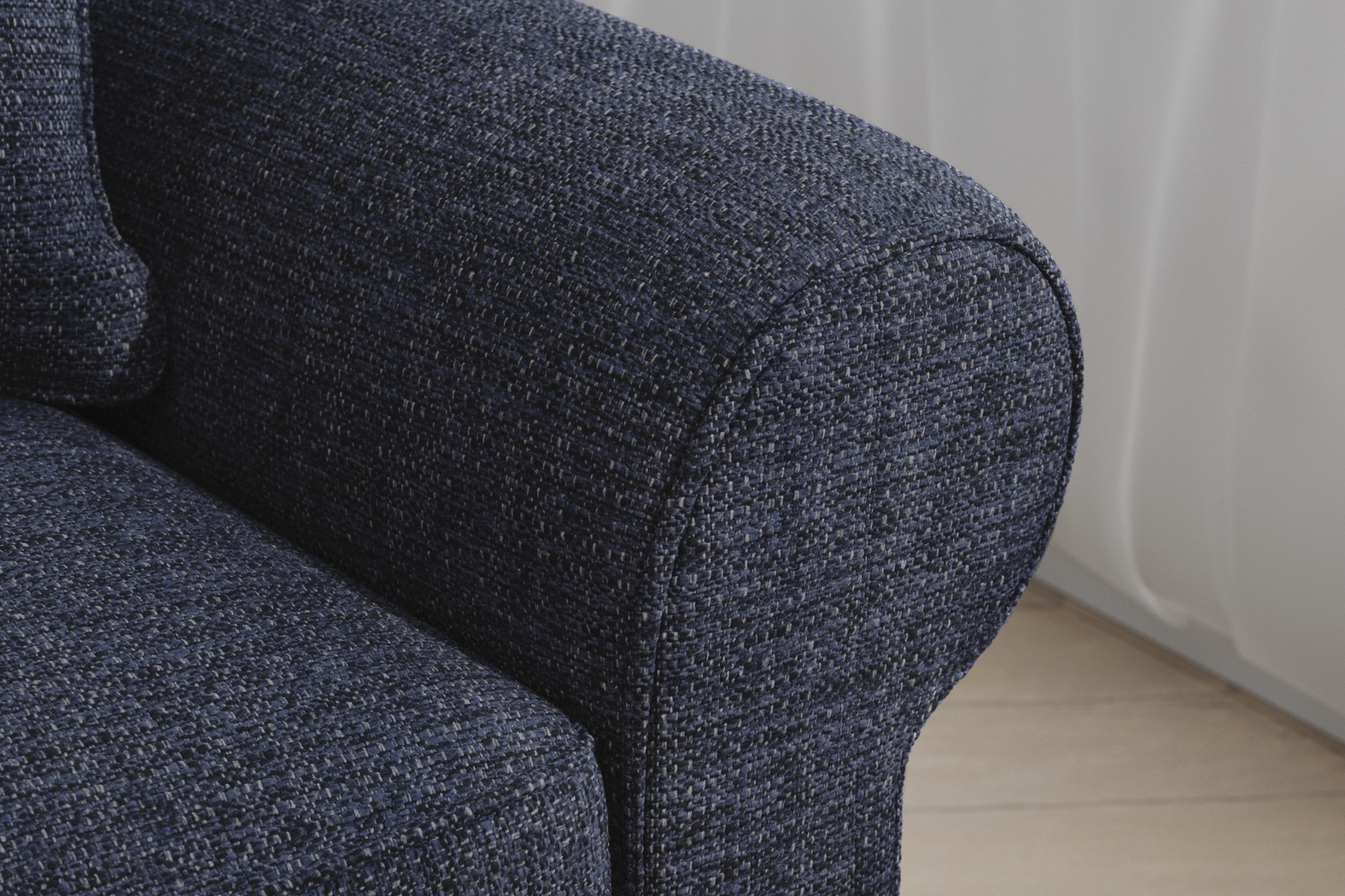 Bellingham Midnight Textured 8 Pc Living Room - Thumbnail - Image 20