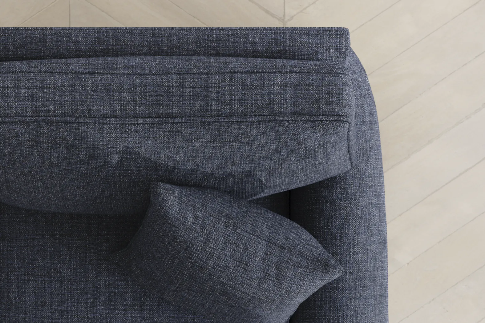 Bellingham Midnight Textured Gel Foam Sleeper Loveseat - Image 8