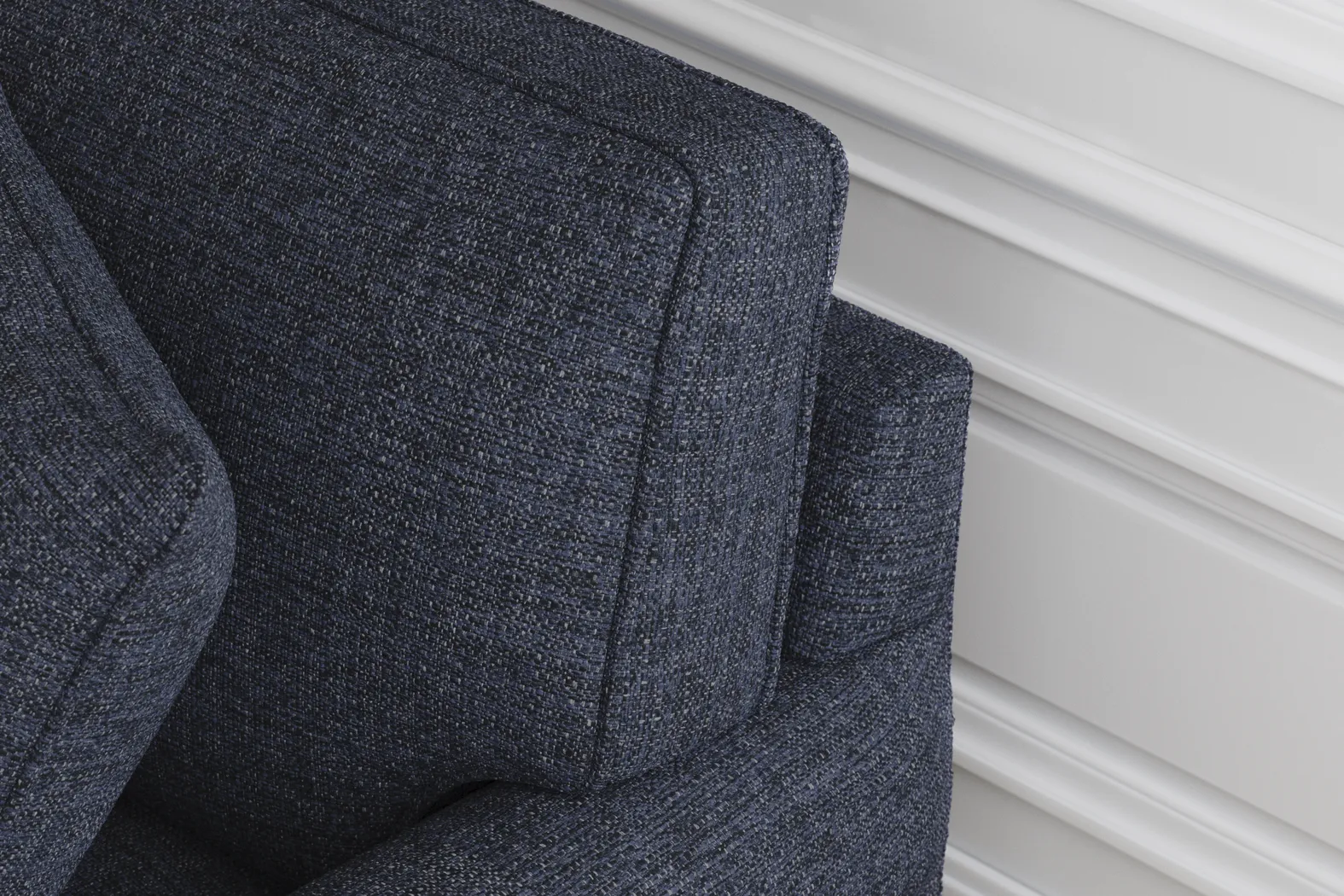 Bellingham Midnight Textured Gel Foam Sleeper Loveseat - Image 6