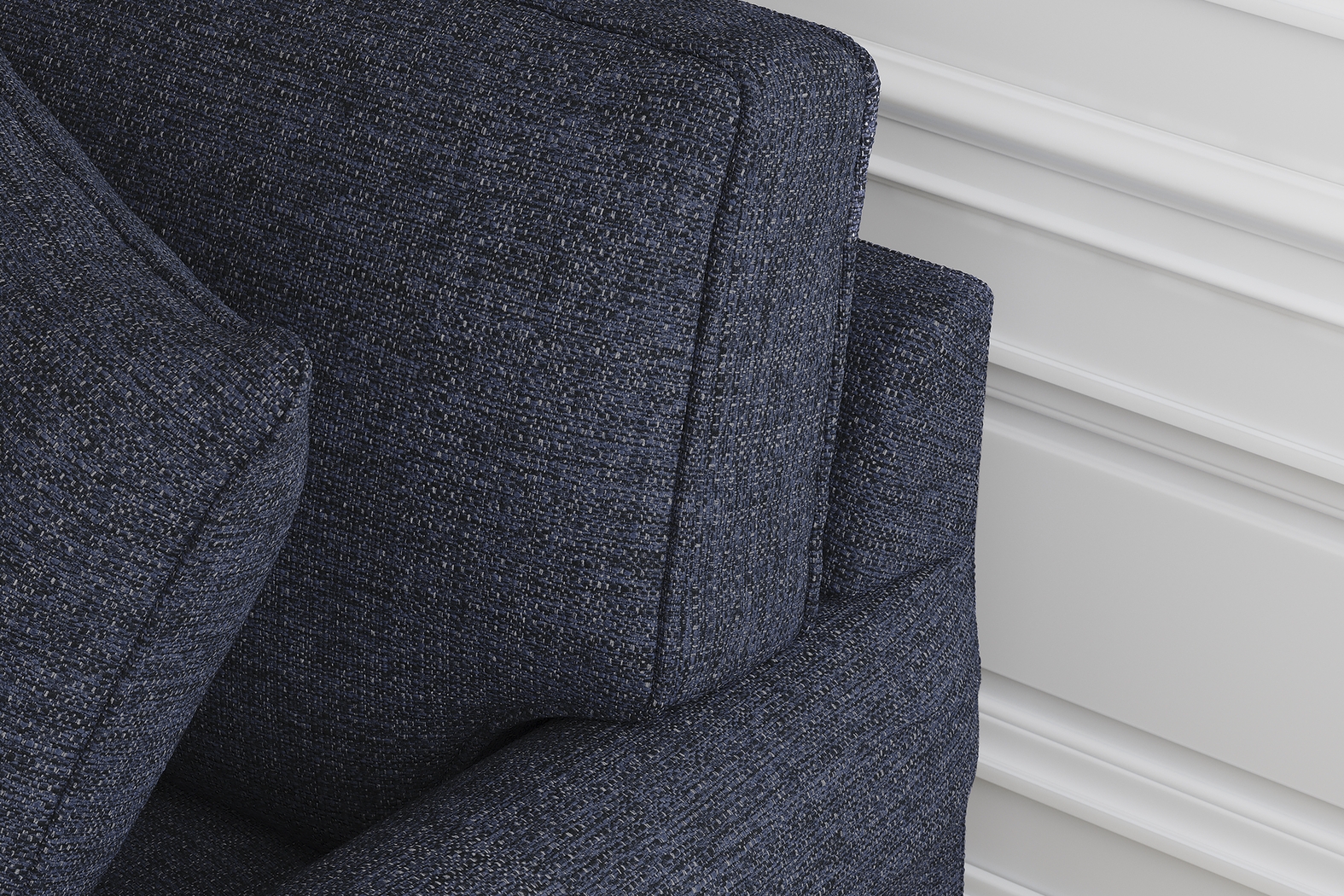 Bellingham Midnight Textured 7 Pc Living Room with Gel Foam Sleeper Sofa - Thumbnail - Image 3