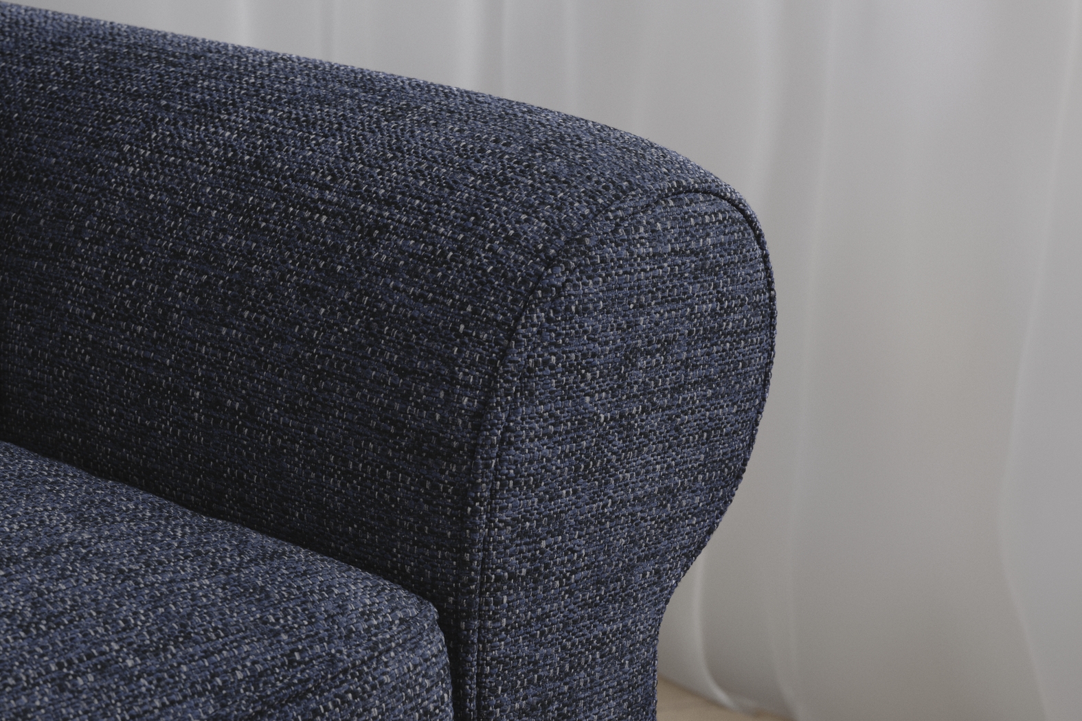 Bellingham Midnight Textured 7 Pc Living Room - Thumbnail - Image 10