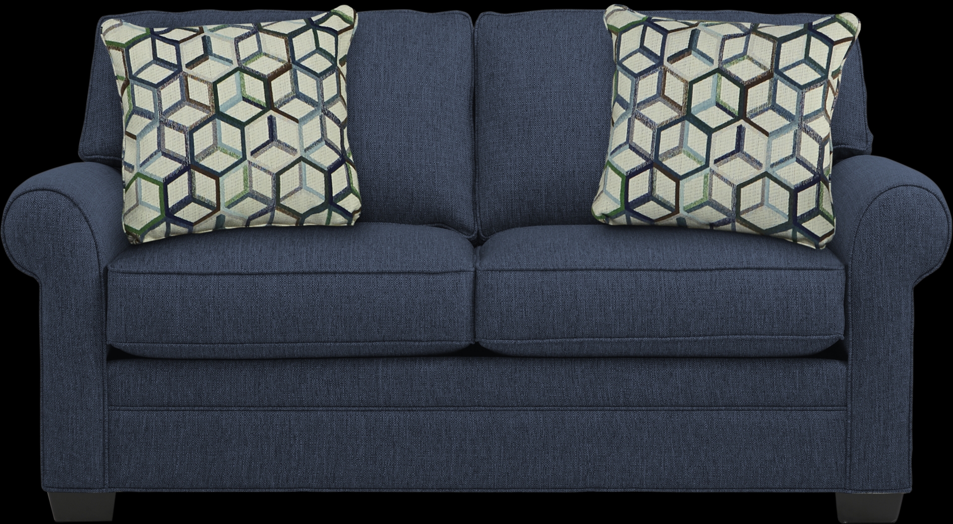 Bellingham Midnight Textured 7 Pc Living Room - Thumbnail - Image 9