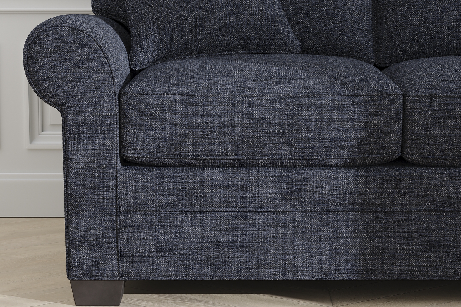 Bellingham Midnight Textured 7 Pc Living Room with Sleeper Sofa - Thumbnail - Image 5