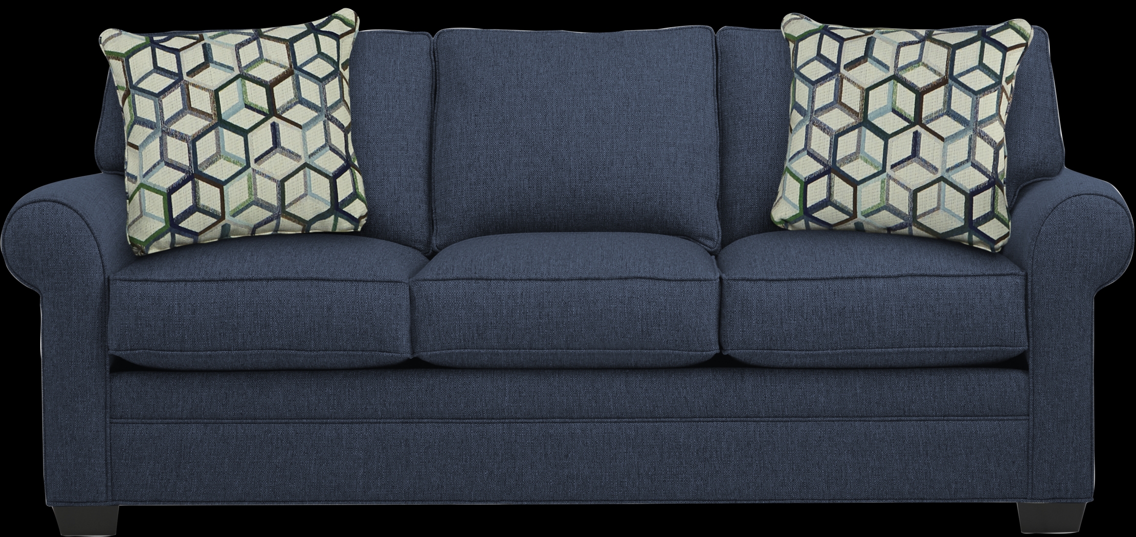 Bellingham Midnight Textured 7 Pc Living Room - Thumbnail - Image 2