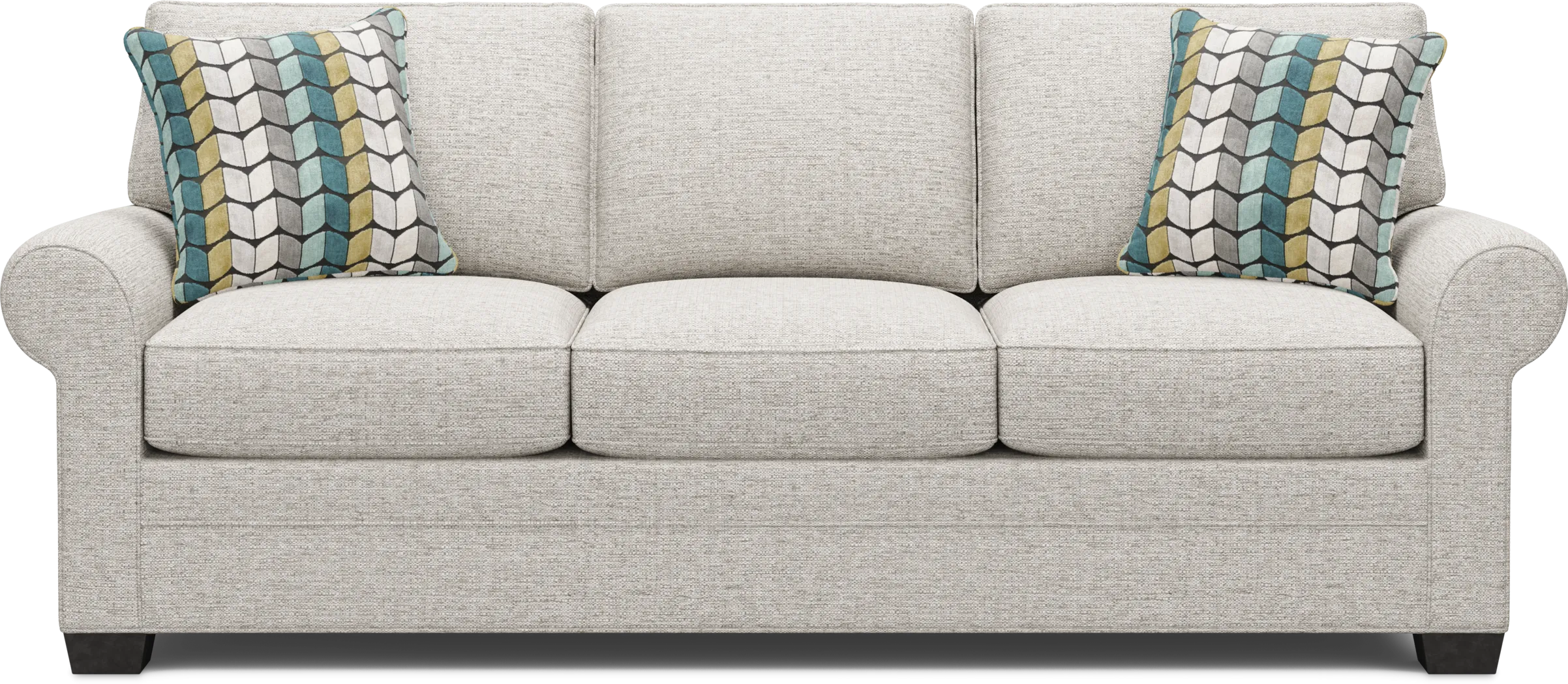 Bellingham Mushroom Textured Chenille Gel Foam Sleeper - Thumbnail - Image 1