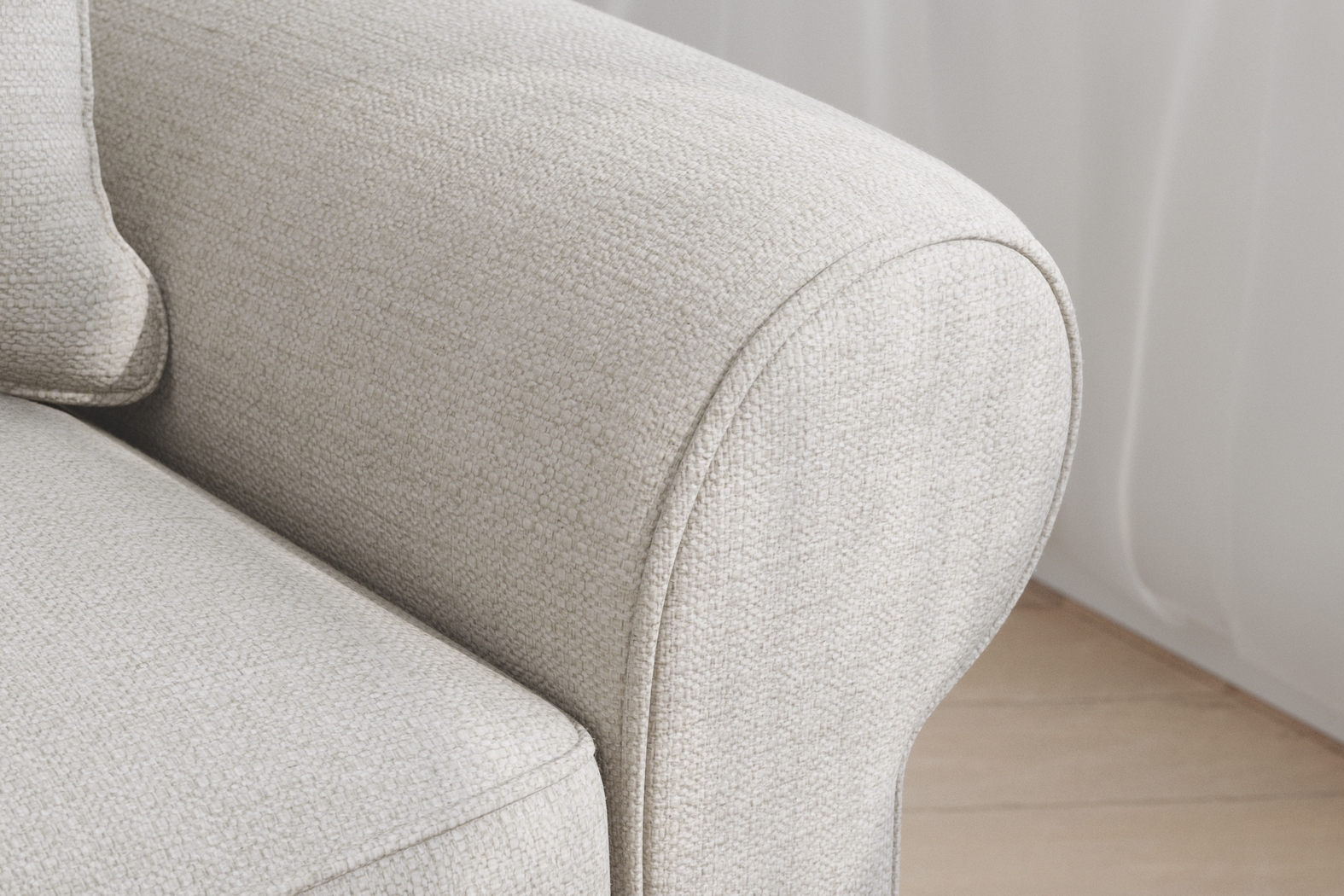 Bellingham Off-White Textured 8 Pc Living Room - Thumbnail - Image 20