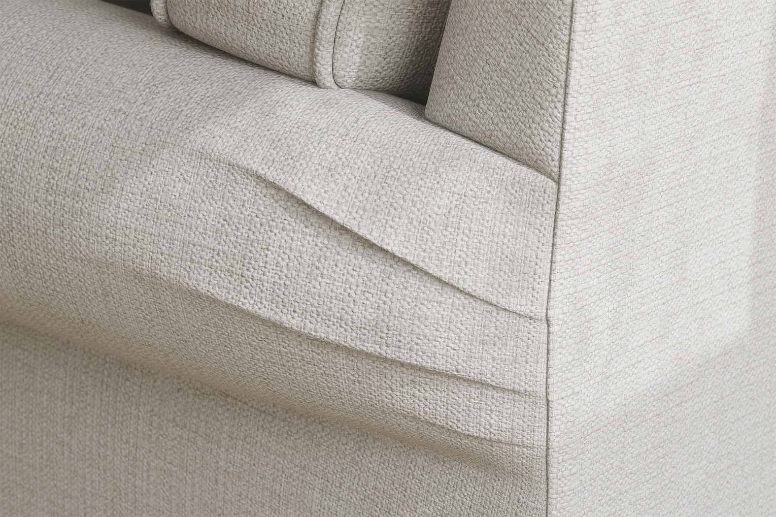 Bellingham Off-White Textured 7 Pc Living Room with Gel Foam Sleeper Sofa - Thumbnail - Image 5