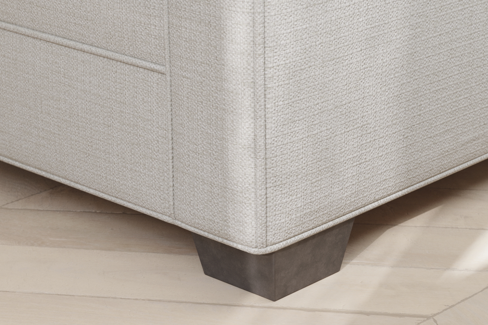 Bellingham Off-White Textured Sleeper Chair - Thumbnail - Image 3