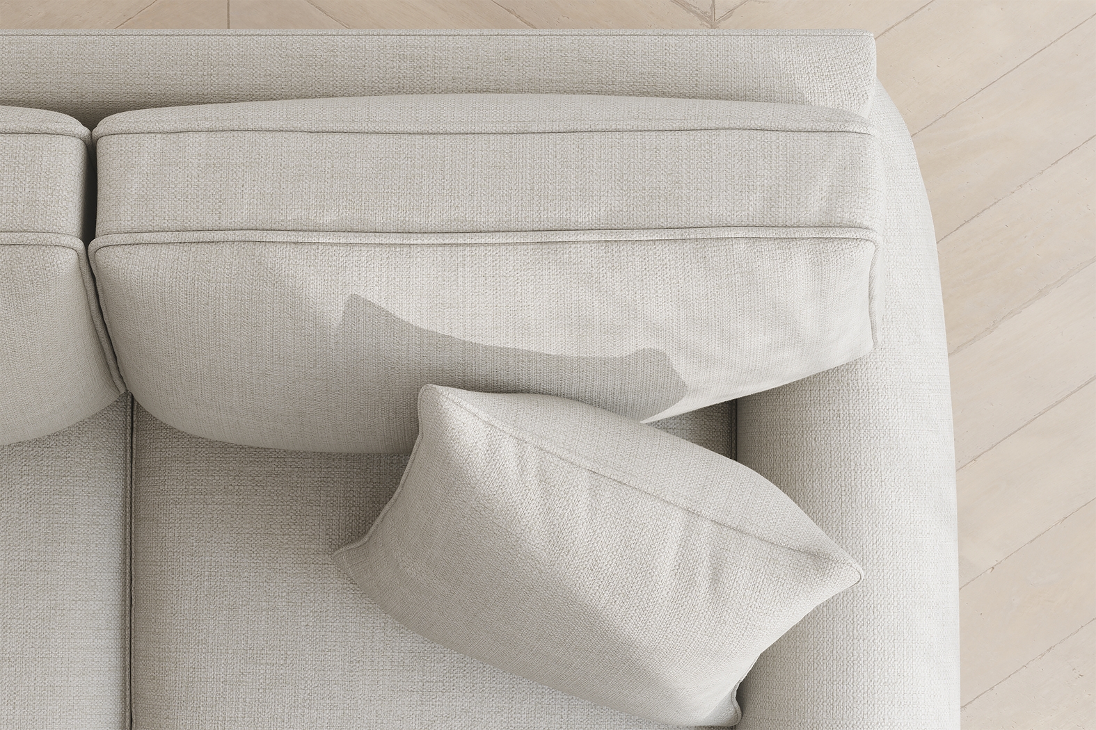 Bellingham Off-White Textured 7 Pc Living Room - Thumbnail - Image 8