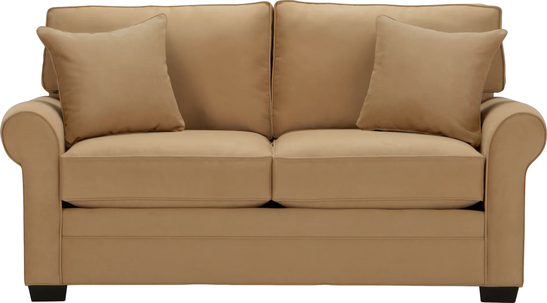 Cindy Crawford Home Bellingham Peat Sleeper Loveseat - Thumbnail - Image 1