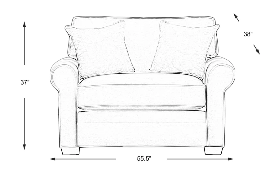 Dimension Image. Please refer to the Dimension Tab on this page for dimension details.
